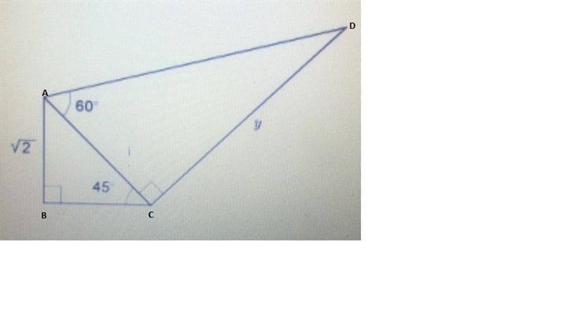 What is the value of y? Enter your answer, as an exact value, in the box. Any help-example-1