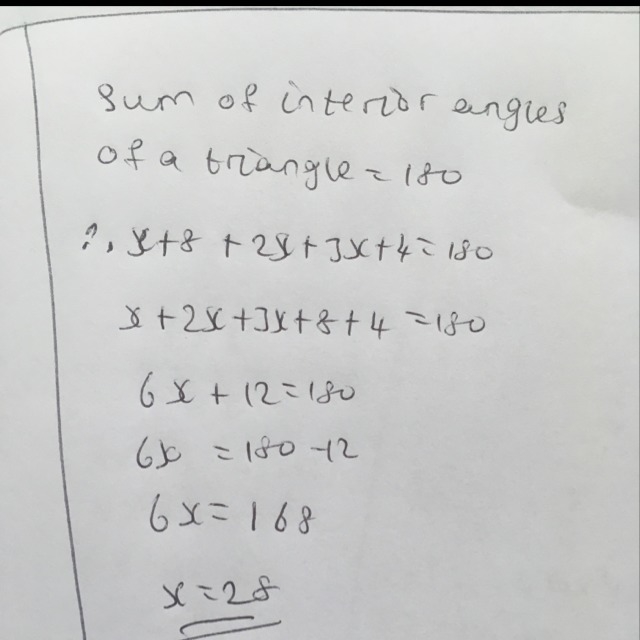 How do you solve for problems like this? I know they have to add up to 180.-example-1