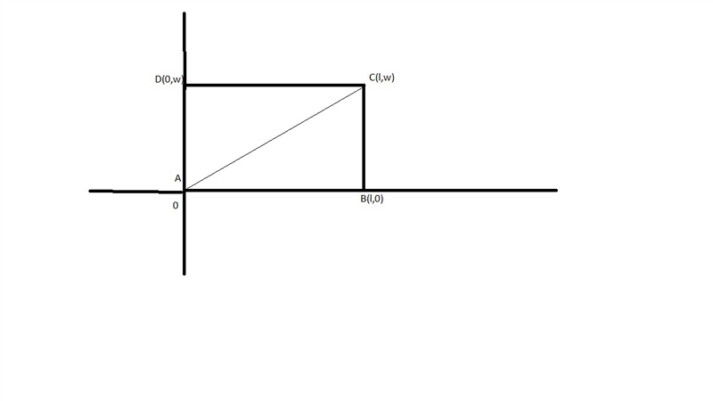 Tyler is writing a coordinate proof to show that a diagonal of a rectangle divides-example-1