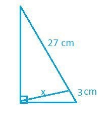 The altitude to the hypotenuse of a right triangle divides the hypotenuse into segments-example-1