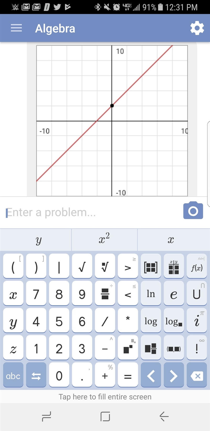 Which graph shows the equation y = x + 2?-example-1