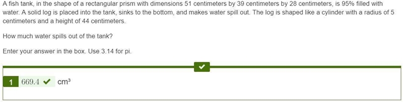 A fish tank, in the shape of a rectangular prism with dimensions 51 centimeters by-example-1