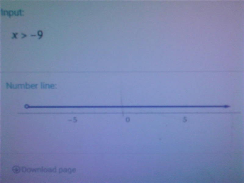 Graph the inequality below on a number line x>-9-example-1