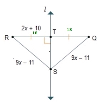 In the diagram, TQ is 18 units in length. What is the length of RS? 16 units 18 units-example-1