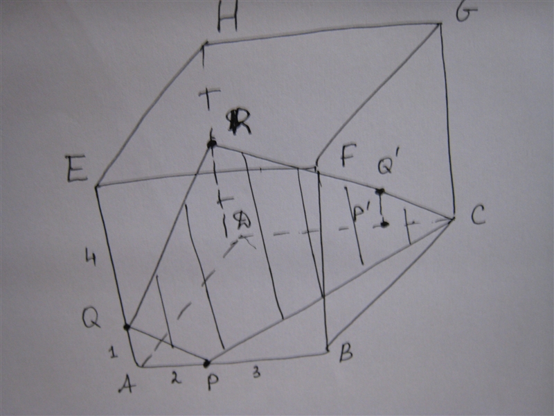 Let $abcdefgh$ be a cube of side length 5, as shown. let $p$ and $q$ be points on-example-1