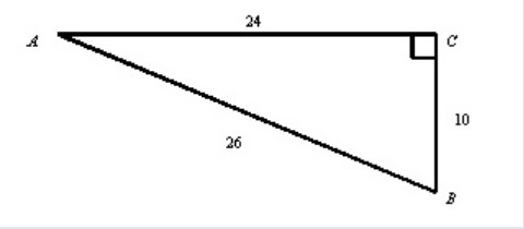 For the triangle above, find sin A. a. 36° c. 0.9323 b. 50° d. 0.385-example-1