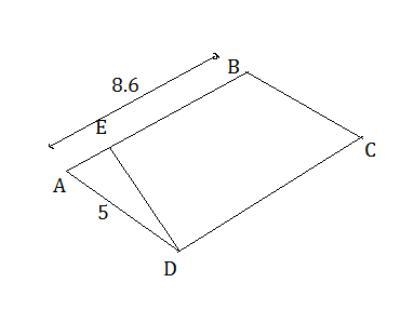 If line segment AB measures approximately 8.6 units and is considered the base of-example-1