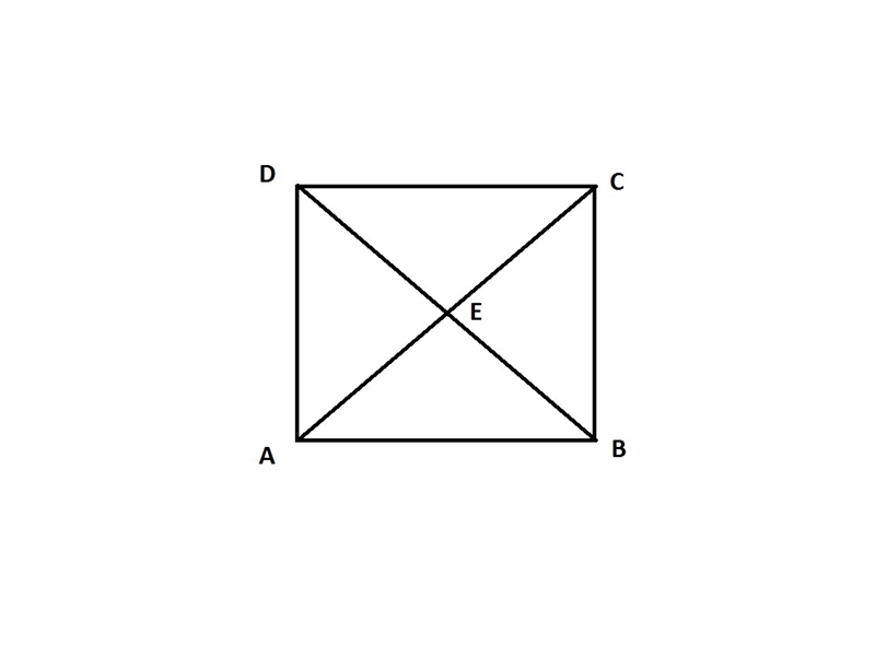 Quadrilateral ABCD is a square and the length of BE¯¯¯¯¯ is 6 cm. What is the length-example-1