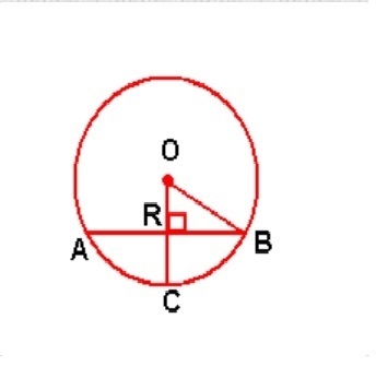 If RB = 4 and OR = 3, then OB = 5 7 2√3-example-1