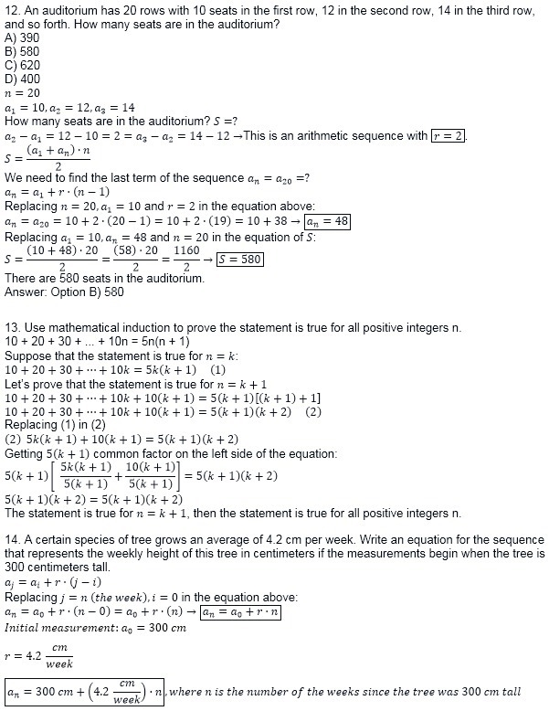 PLEASE HELP 7.06 1. Find the first six terms of the sequence. a1 = -7, an = 4 • an-example-5