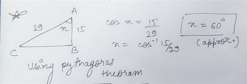 What is the value of x in this triangle? Enter your answer as a decimal in the box-example-1