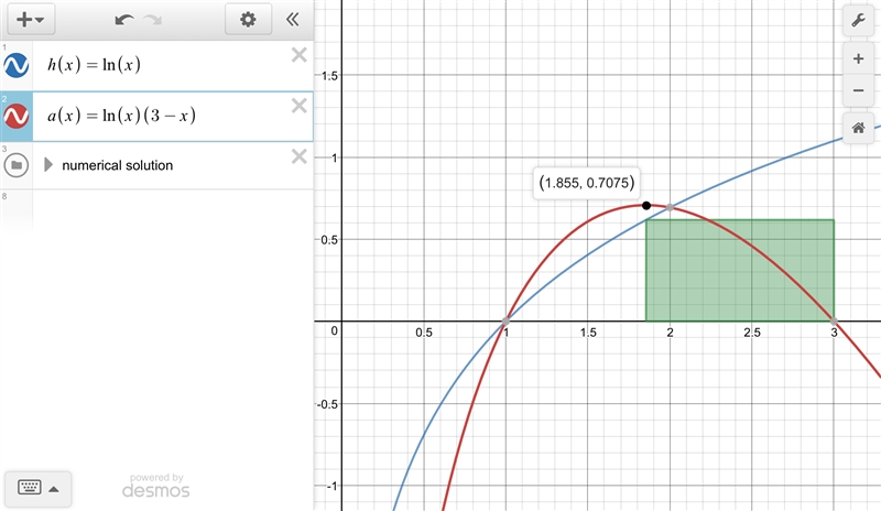 Hi, I don't feel very confident about my work in this calculus problem and I would-example-1