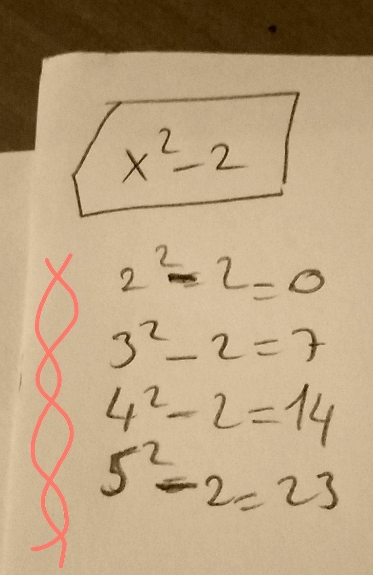 3) Write a function to represent the set of ordered pairs. {(2, 2), (3, 7), (4, 14), (5, 23)} A-example-1