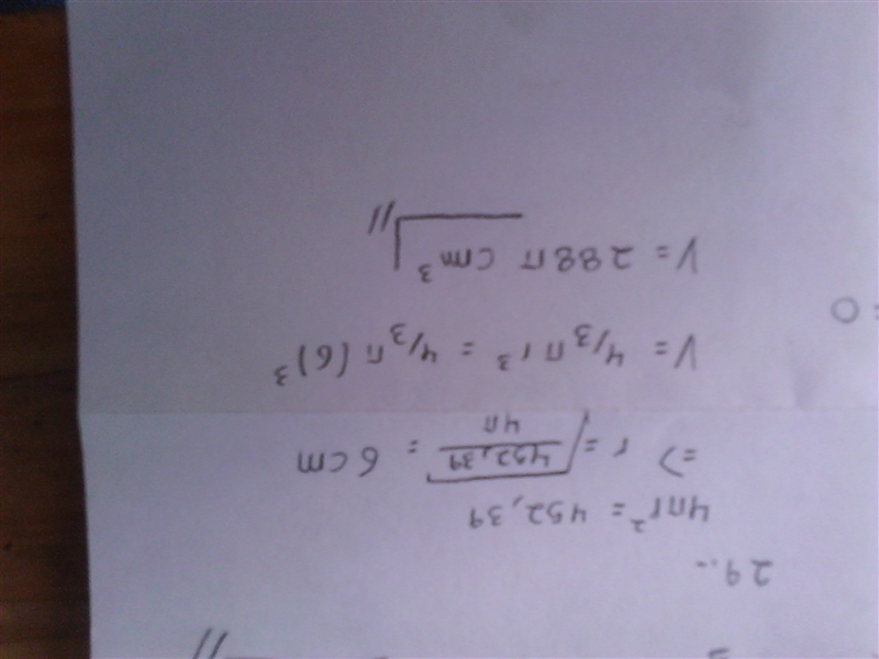 11. Find the surface area of each figure. Leave the answers in pi where applicable-example-1