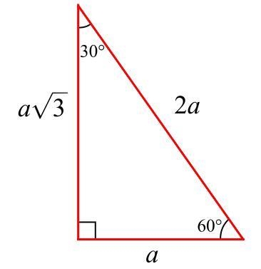 Which of the following are true statements about a 30-60-90 triangle? Check all that-example-1