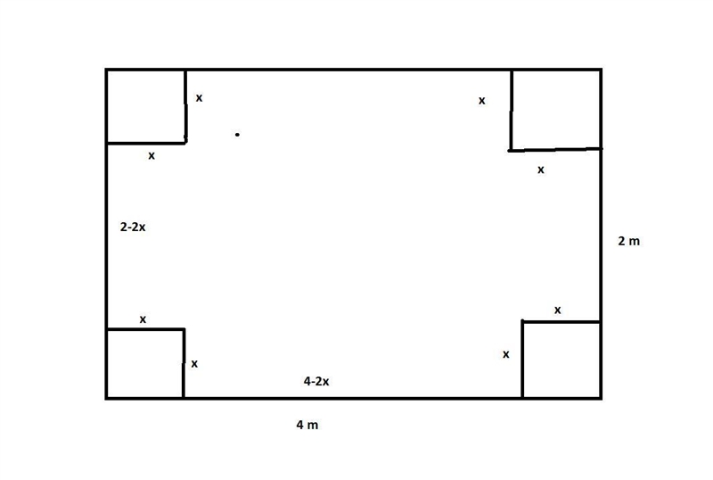 A box without a top is made from a rectangular piece of cardboard, with dimensions-example-1