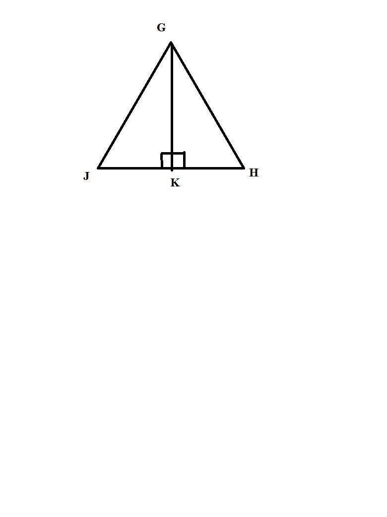 Given that GK is the perpendicular bisector of JH which two triangles are congruent-example-1