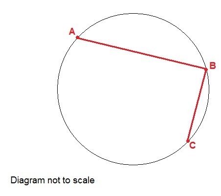 If arc ABC = 116 degrees what is angle ABC-example-1