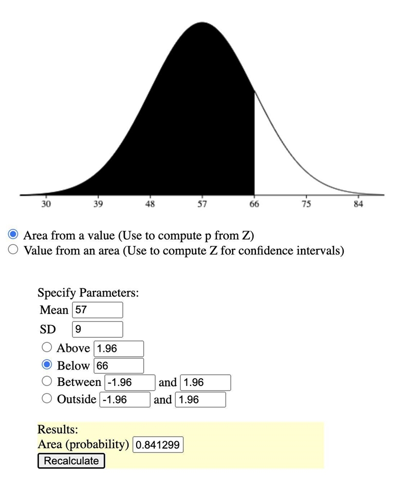 Use technology or a z-score table to answer the question. Scores on a standardized-example-1