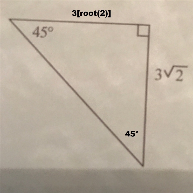 Find the length of the hypotenuse-example-1