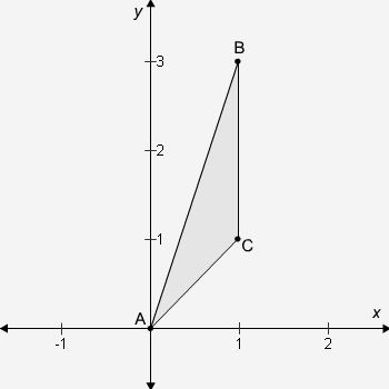 Triangle ABC is translated 2 units down and 1 unit left. Then it is rotated 90 degrees-example-1