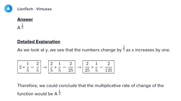 !!Time Sensitive 20pts!! The table represents an exponential function. What is the-example-1