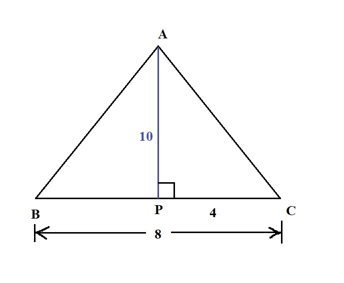 What number represents the slant height of the pyramid? A. 10.77 m B. 10 m C. 8 m-example-1