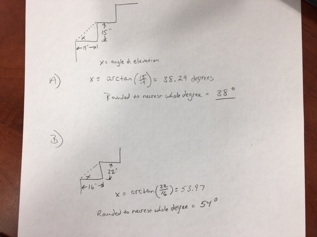 3) A staircase of steps in a swimming pool has a vertical rise of 15 inches per step-example-1