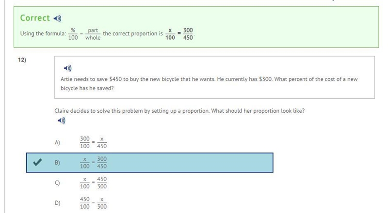 Artie needs to save $450 to buy the new bicycle that he wants. He currently has $300. What-example-1