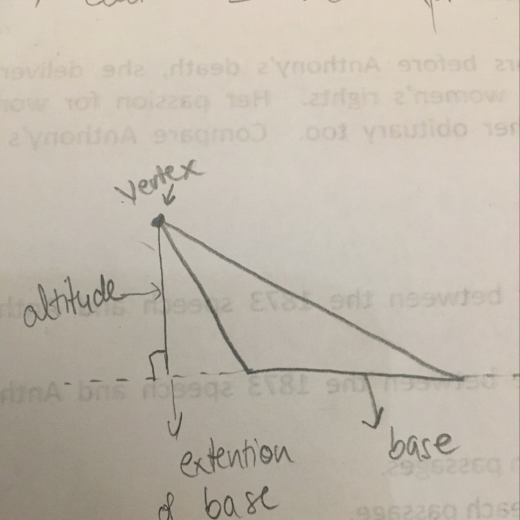 How do you find the altitude of an obtuse scalene triangle-example-1