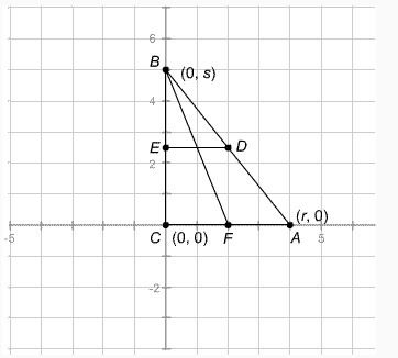 D is the midpoint of segment AB,E is the midpoint of Segment BC, and F is the midpoint-example-1