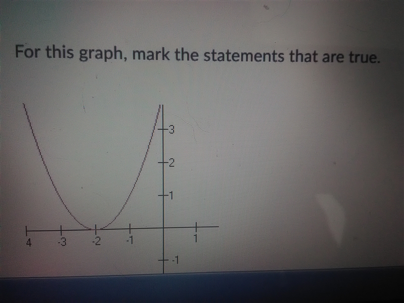 Need help for this question! For this graph, mark the statements that are true. A-example-1