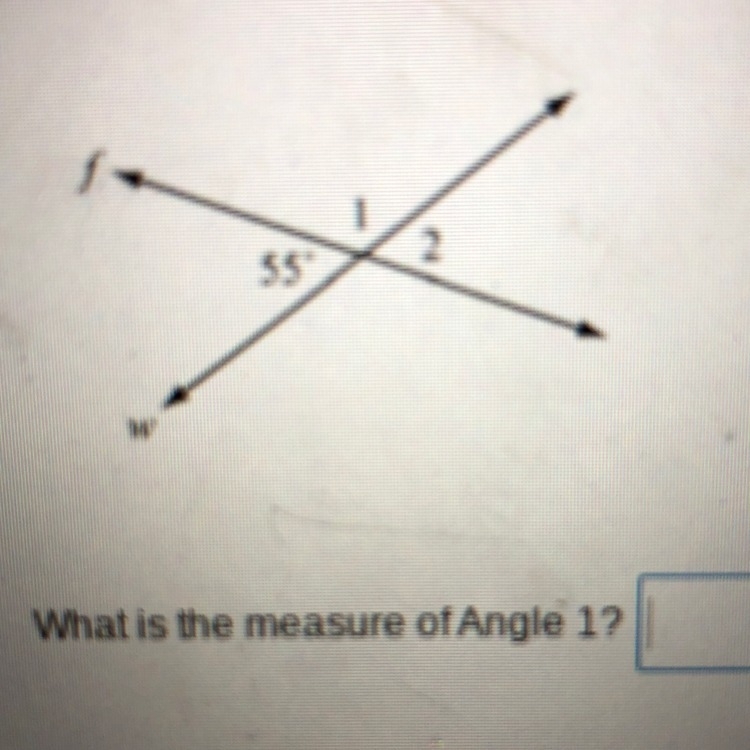 What is the measure of Angle 1-example-1