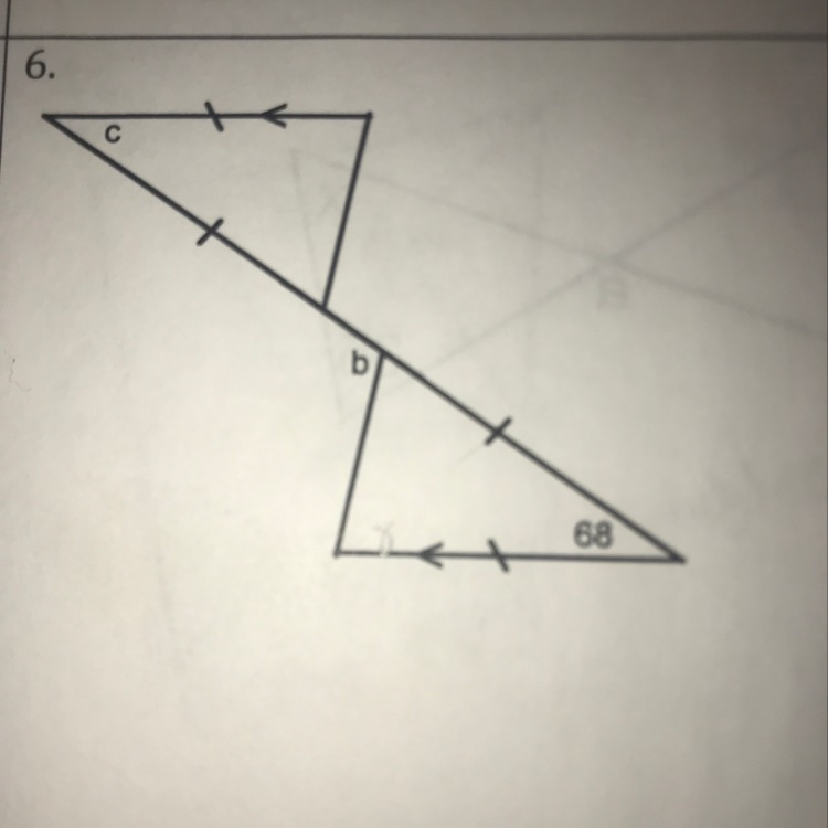 Solve for missing angle.Justify and explain your calculations-example-1