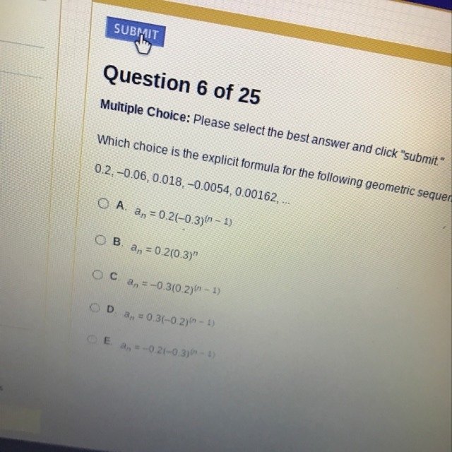 Which choice is the explicit formula below-example-1