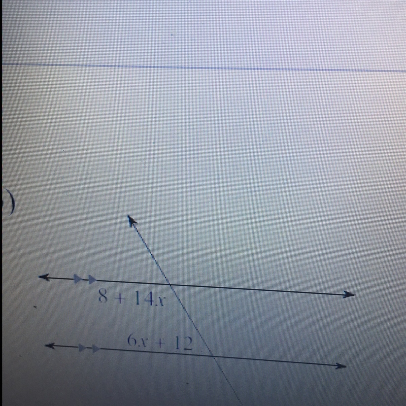 Solve for X Thank you-example-1