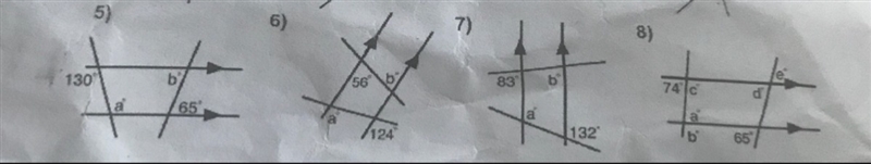 Plz answer..... fill in the missing angles-example-1