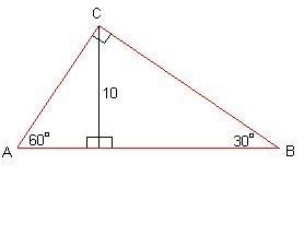 Consider the right triangle ABC given below: A. What is the length of the hypotenuse-example-1