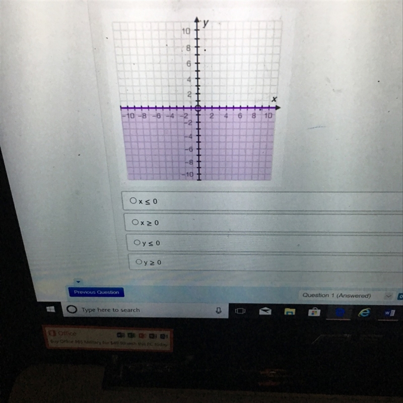 Which of the following inequalities matches the graph-example-1