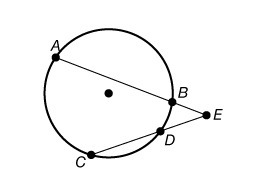 If MAC 109 and MBD = 29°, what is m∠BED? 80° 40° 69° 35°-example-1