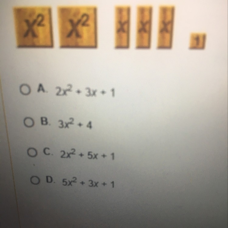 Which polynomial does this group of tiles represent-example-1