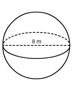 What is the volume of this sphere? Use 3.14 for pi and round to the nearest hundredth-example-1