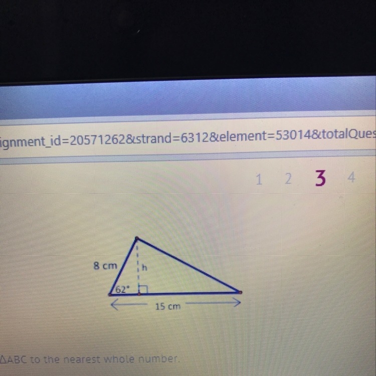 What is the area of triangle ABC-example-1