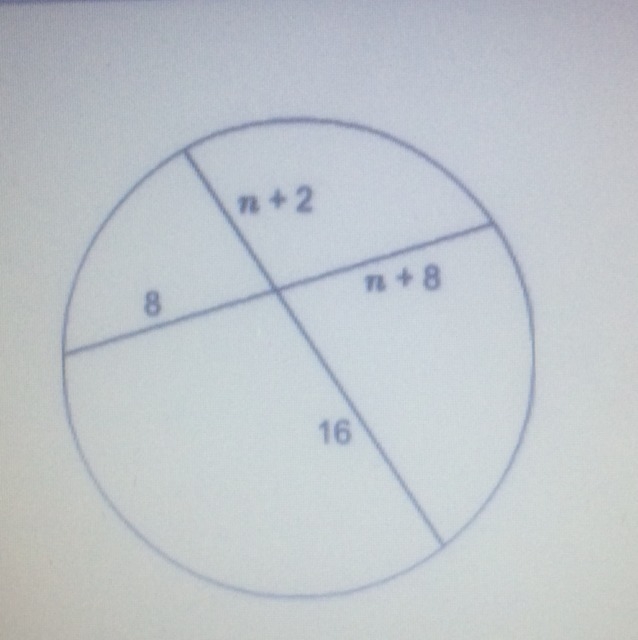 What is the value of n? Enter you answer in the box. Please help! Even just explaining-example-1