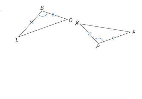 What is a correct congruence statement for the triangles shown? Enter your answer-example-1