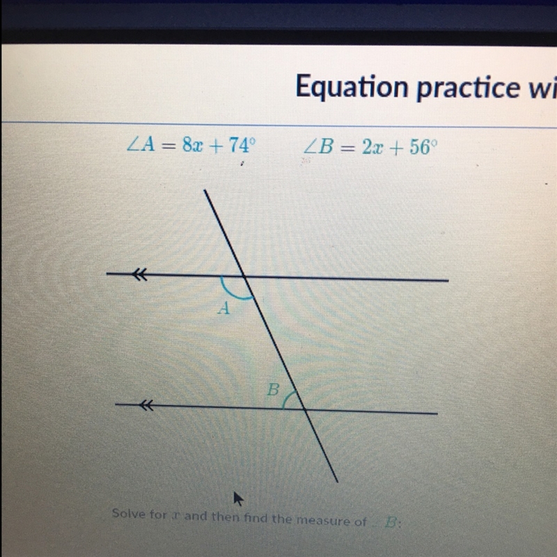 The angle measurements in the diagram are represented by the following expressions-example-1