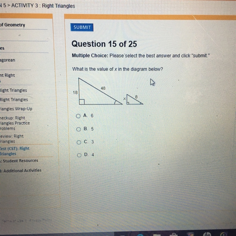 What is the true value of x in the diagram below?-example-1