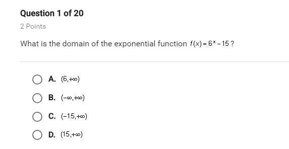 What Is The Domain Of The Exponential Function? (Gonna have more questions  if you-example-1