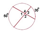 M∠1= a) 40 b) 80 c) 160-example-1