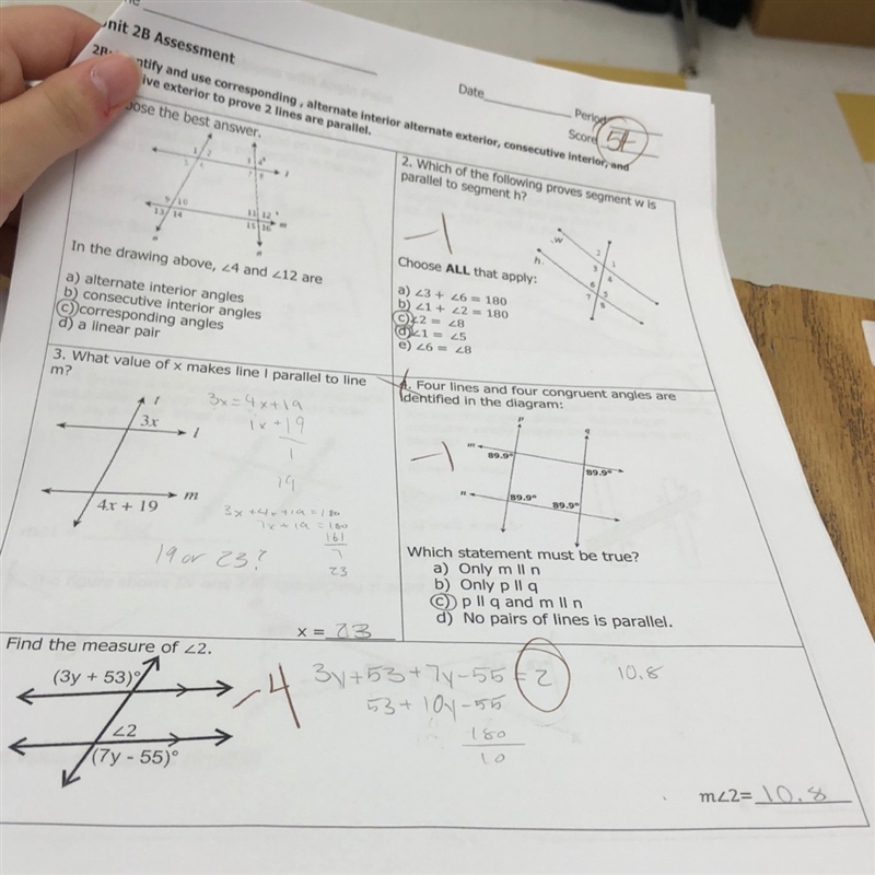 I need help with questions 2,4 and 5 in the math paper-example-1